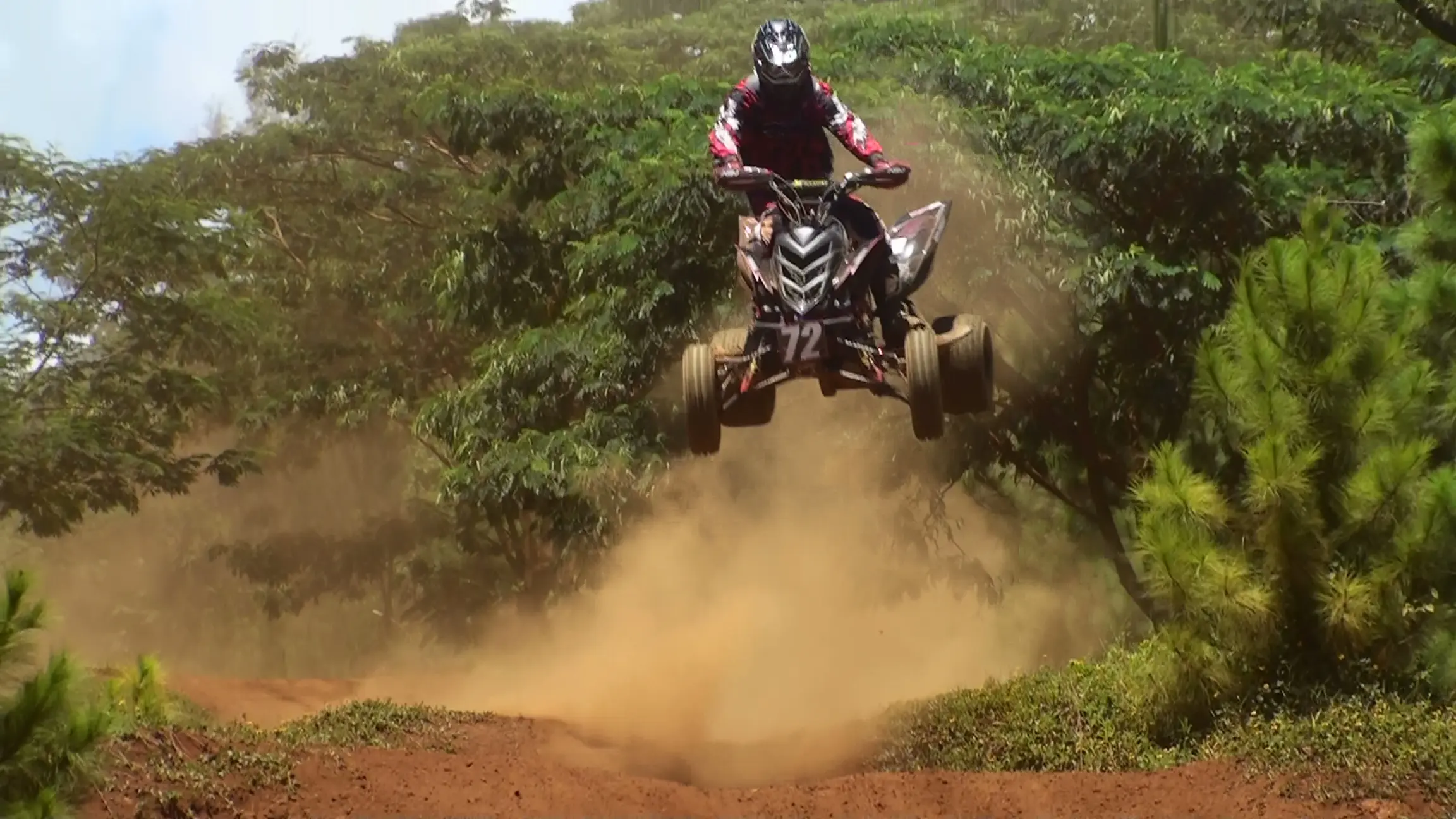 Quad cross riding, early channel days